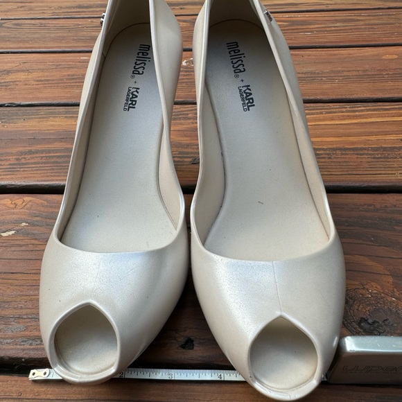 Melissa + Karl Lagerfield Shoes High heels Peep toe - Picture 2 of 15